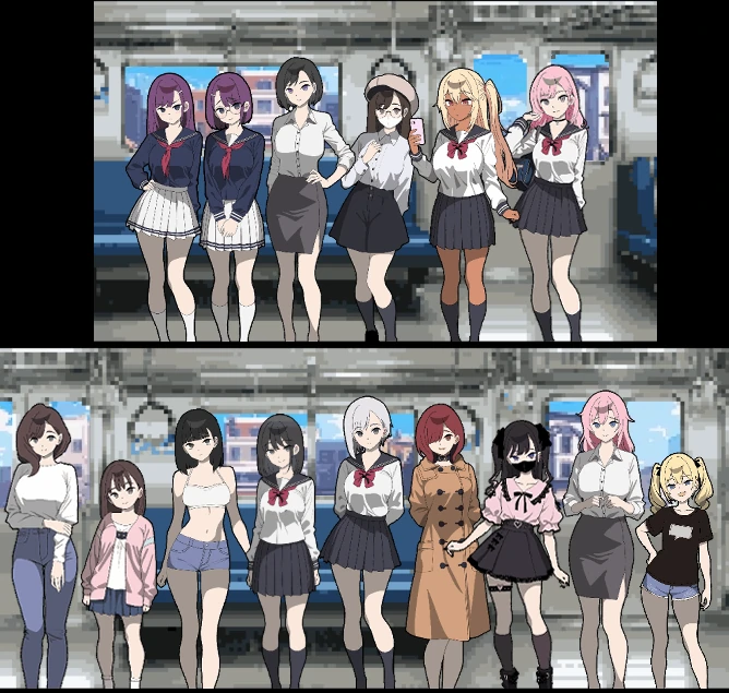 安卓+电脑【SLG/像素】所以我要当痴汉-次元总站